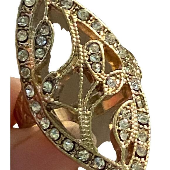 Tree of Life Ring 6 Unique Cocktail Dramatic Edgy Fancy Curvy Versatile Dinner - Picture 13 of 14